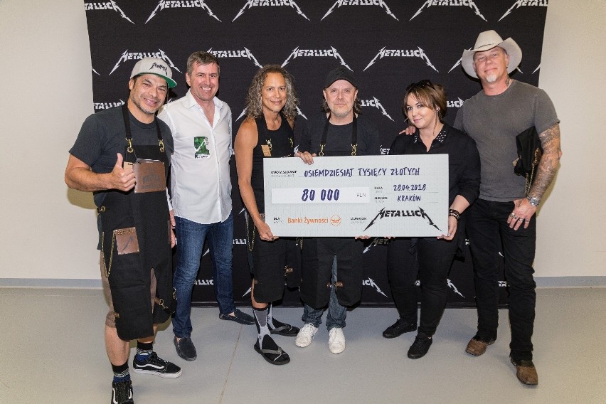 Metallica wspiera Banki Żywności w Polsce. Muzycy przekazali...