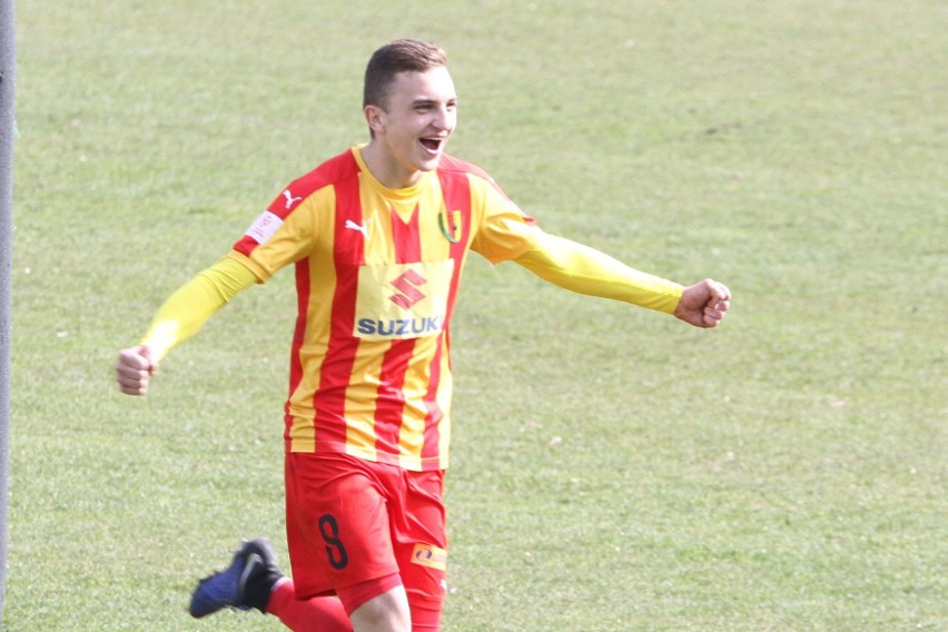 Wiktor Długosz strzelił wszystkie trzy gole dla Korony