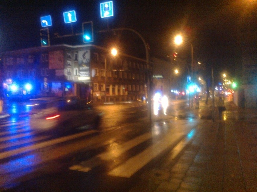 Potrącenie na ulicy Sienkiewicza w Białymstoku