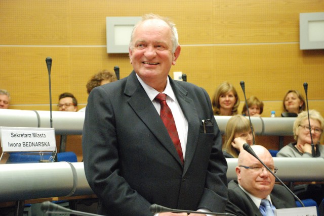 Wiceprezydent Dąbrowy Górniczej Henryk Zaguła podczas sesji pożegnał się z radnymi