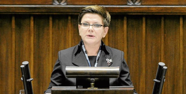 Beata Szydło zapewniała wczoraj w Sejmie m.in., że rząd będzie wspierał  polskie rodziny