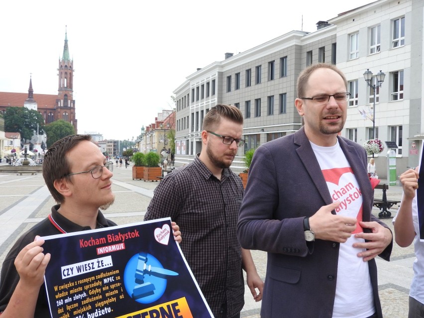 Kocham Białystok atakuje prezydenta Tadeusza Truskolaskiego. Za długi. Marcin Sawicki: Władze miasta to ukrywają [WIDEO]