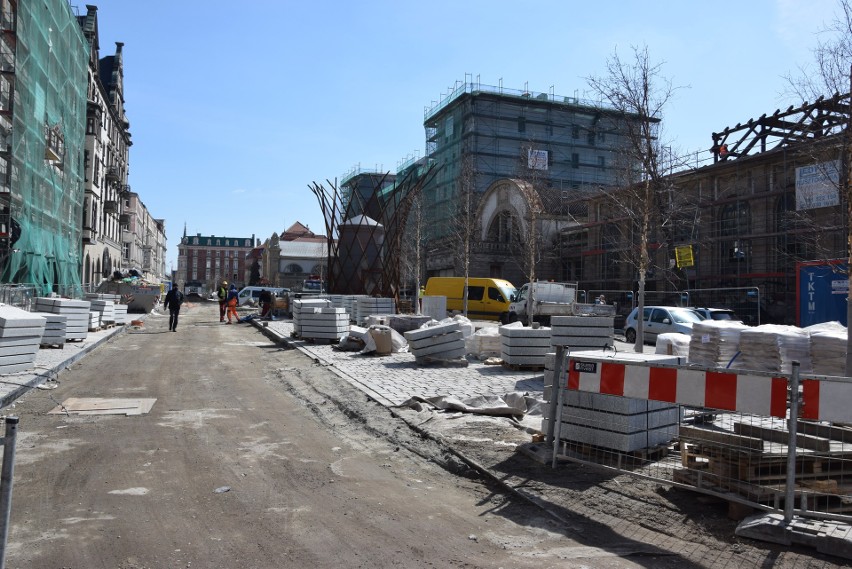 Przebudowa ulicy Dworcowej w Katowicach....