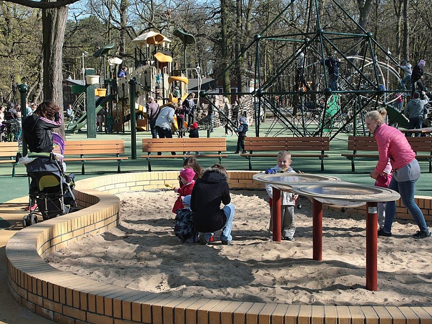 Wiosna w grudziądzkim Parku Miejskim
Co raz więcej dzieci