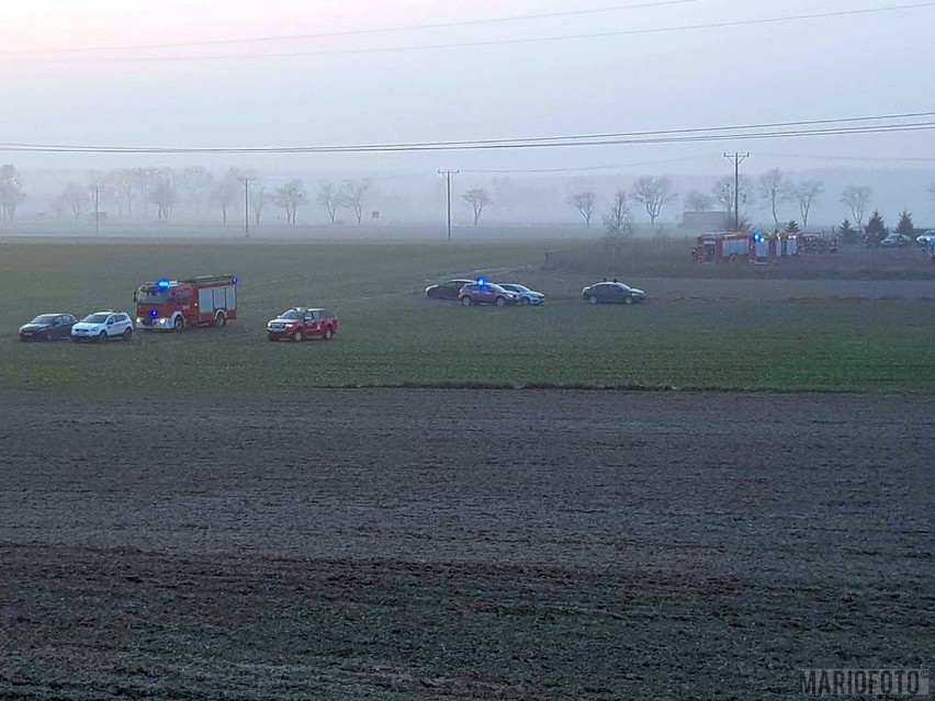 Brzęczkowice. Pojemniki z odpadami poprodukcyjnymi w...