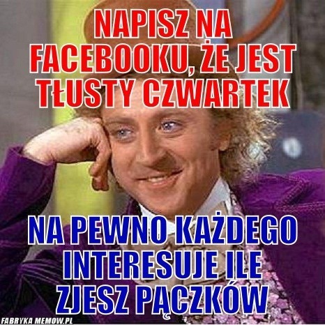 Tłusty Czwartek MEMY...