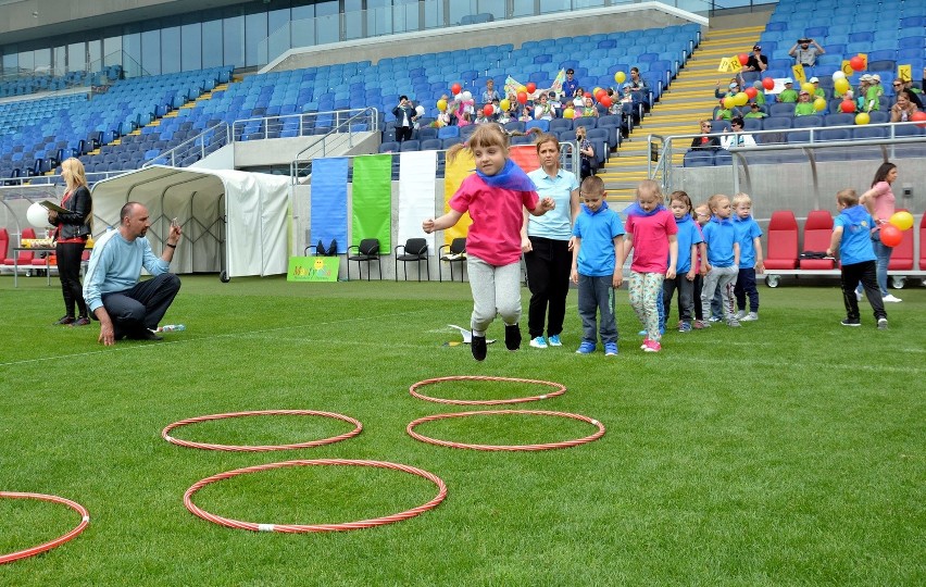 Przedszkolaki na Arenie Lublin: Mali sportowcy będą mieli swoją ligę (DUŻO ZDJĘĆ)