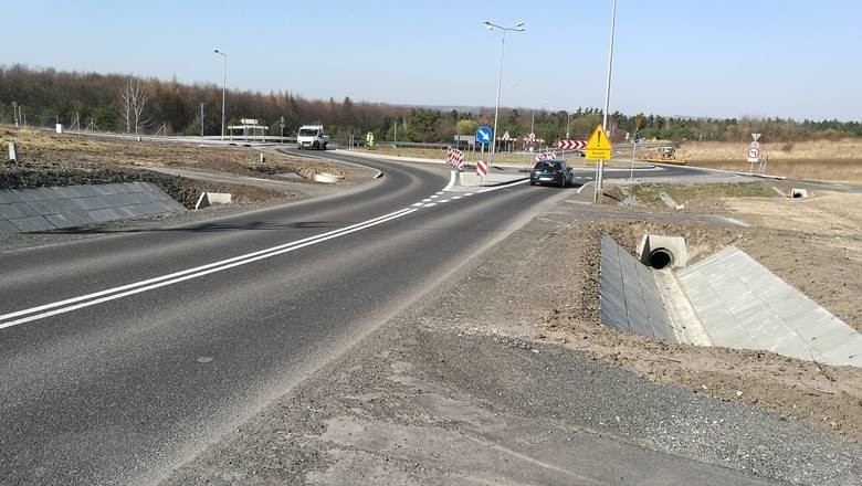 Prace na węźle Rudno są już zakończone, ale ciągle nie można...