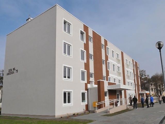 Nowy blok przy ul. Andersa kosztował miasto 6,7 mln zł. Zamieszka tu 40 rodzin
