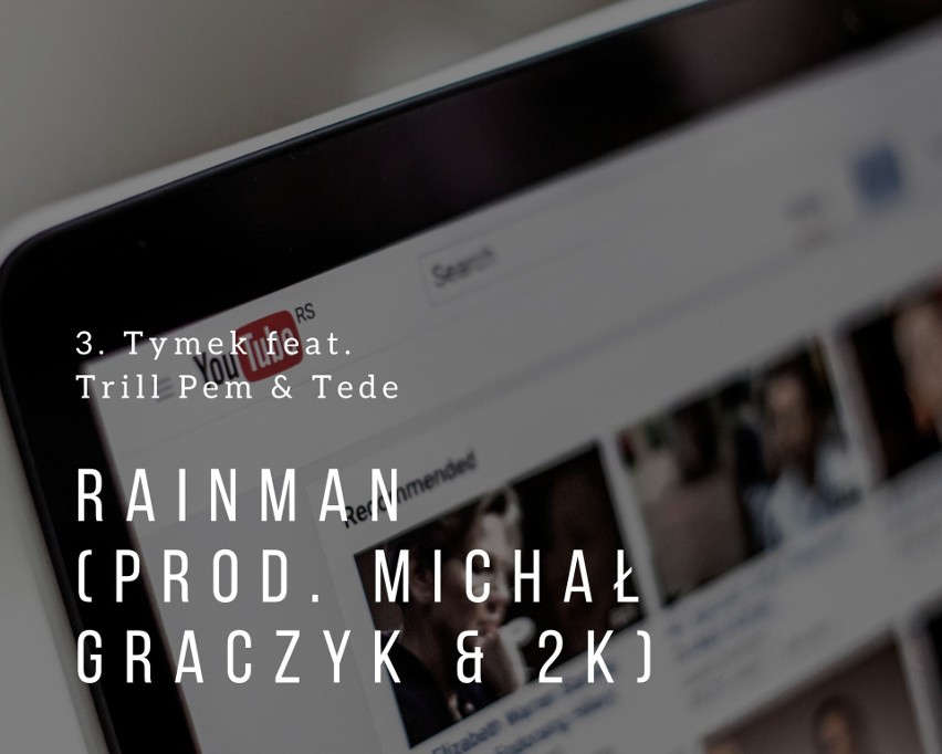 3. Tymek feat. Trill Pem & Tede - Rainman (prod. Michał...