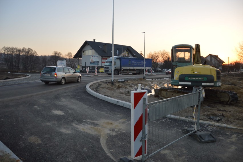 Budowa I etapu łącznika autostradowego w Bochni, 22 lutego...