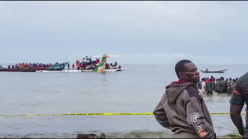Samolot spadł do Jeziora Wiktorii. Trwa akcja ratunkowa