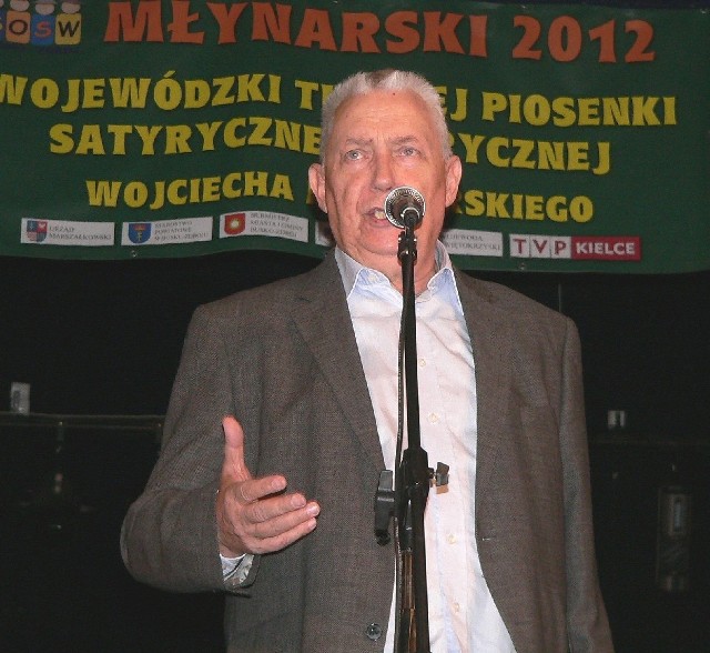 Wojciech Młynarski był gościem honorowym turnieju "Młynarski 2012" w Busku-Zdroju.