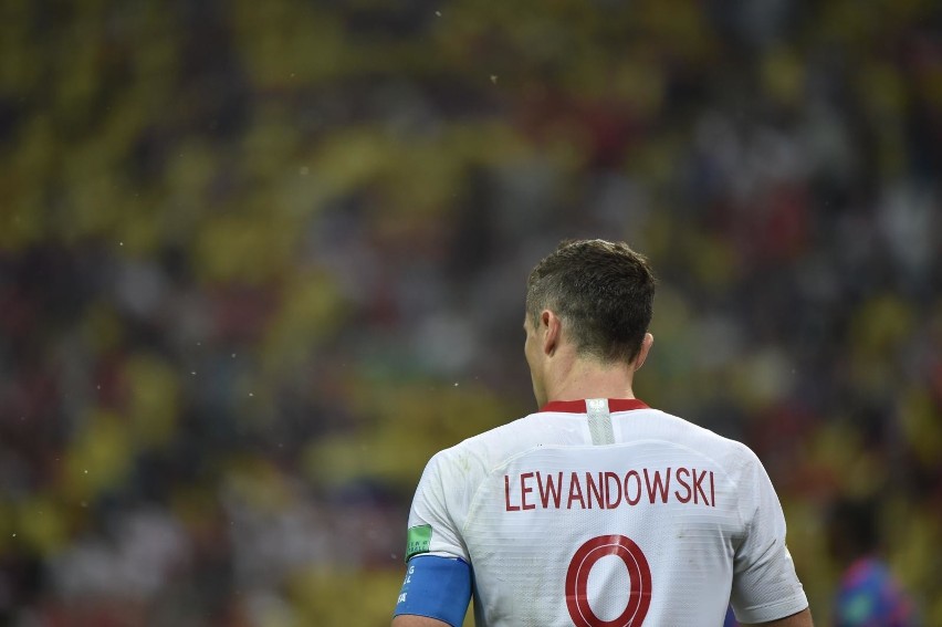 W meczu z Kolumbią Robert Lewandowski oddał dwa celne...