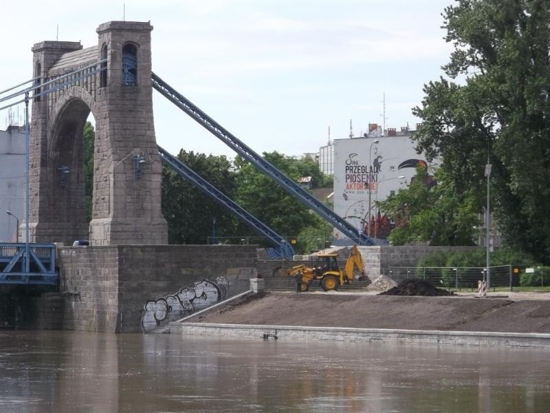 Tak wyglądała Odra w poniedziałek przed południem