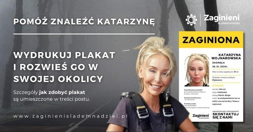 Poszukiwania 41-letniej Katarzyny Wojnarowskiej wciąż...