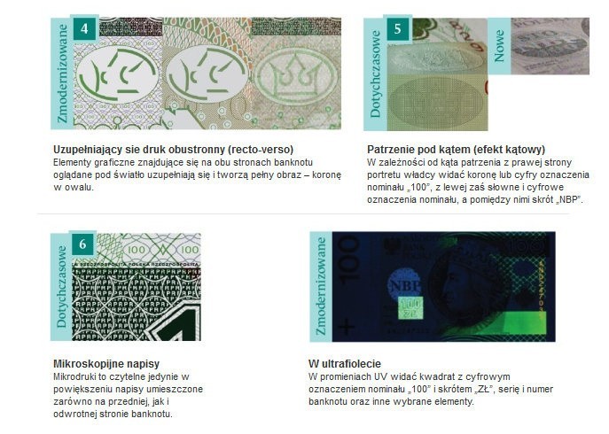 Nowe zmodernizowane banknoty - zobacz, czym różnią się od...