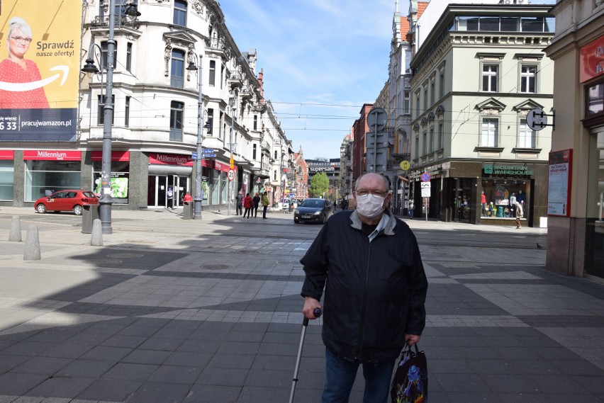 Od 16 kwietnia maseczki królują na ulicach Katowic