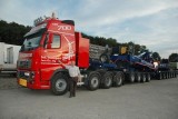 Supermocny ciągnik siodłowy Volvo stacjonuje w Barlinku