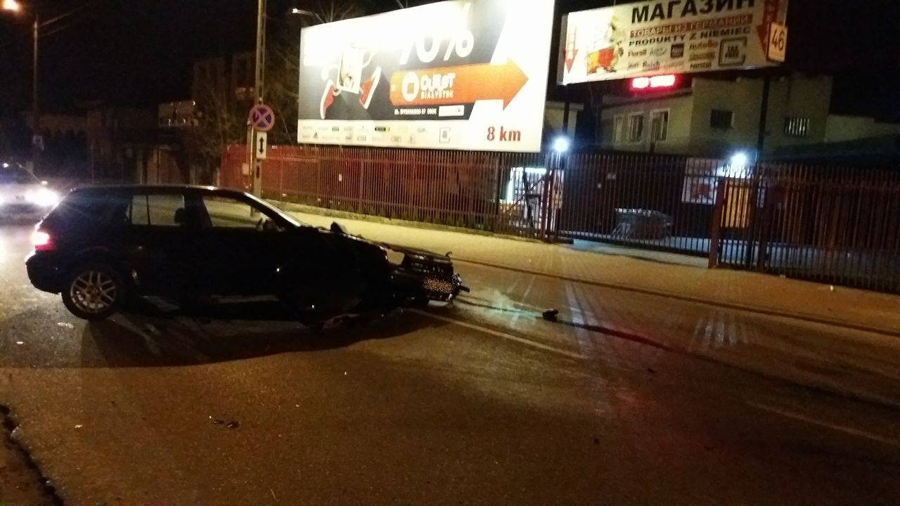 Czytelnik poinformował nas, że dziś w nocy na ul....