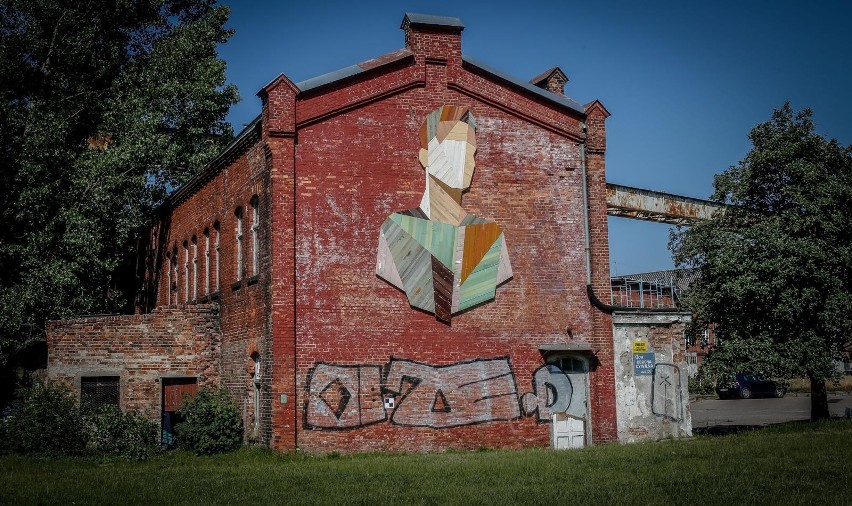 Nietypowy mural pojawił się na terenie Młodego Miasta w...