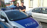 Policjanci z Łabiszyna uratowali tonącego mężczyznę 