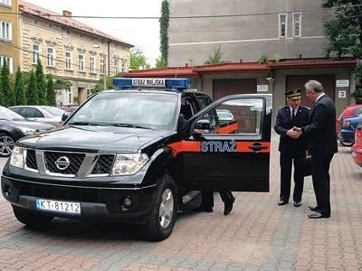 Nowy samochód Straży Miejskiej. Fot. Barbara Jaworska