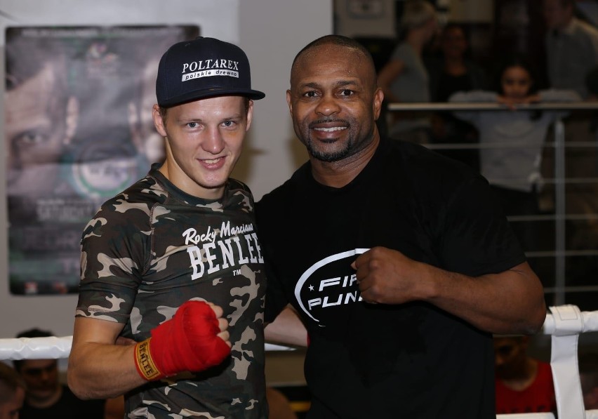 Marek Jędrzejewski i Roy Jones Junior