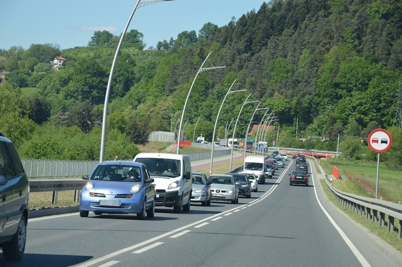 Korki. Tych przy tak dużych inwestycjach nie da się uniknąć....