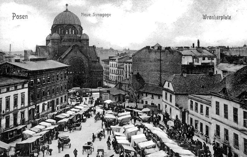 Nowa synagoga przy ul. Wronieckiej powstała w 1907 r....