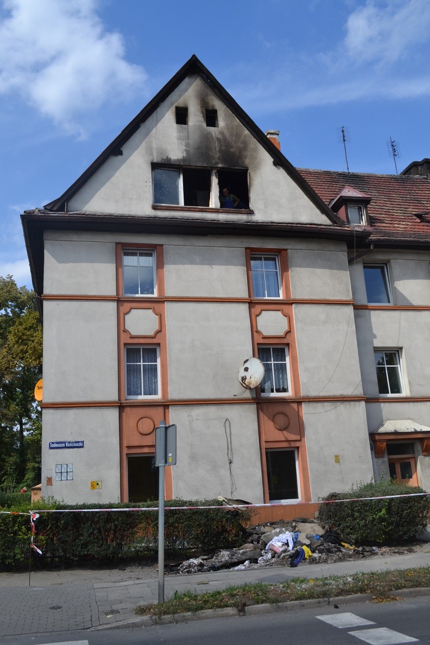 Pożar na Kościuszki w Raciborzu. Mieszkanie do kapitalnego...