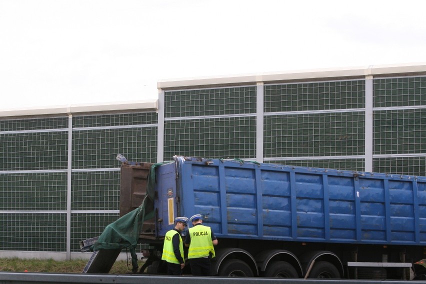 Wypadek na A1 w Bełku