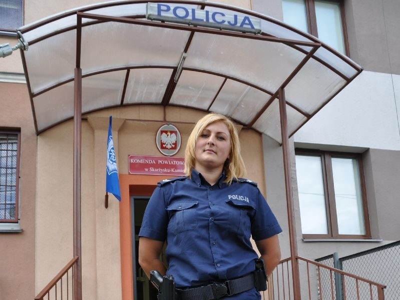 Starszy sierżant Anna Dulemba w policji służy od ponad...