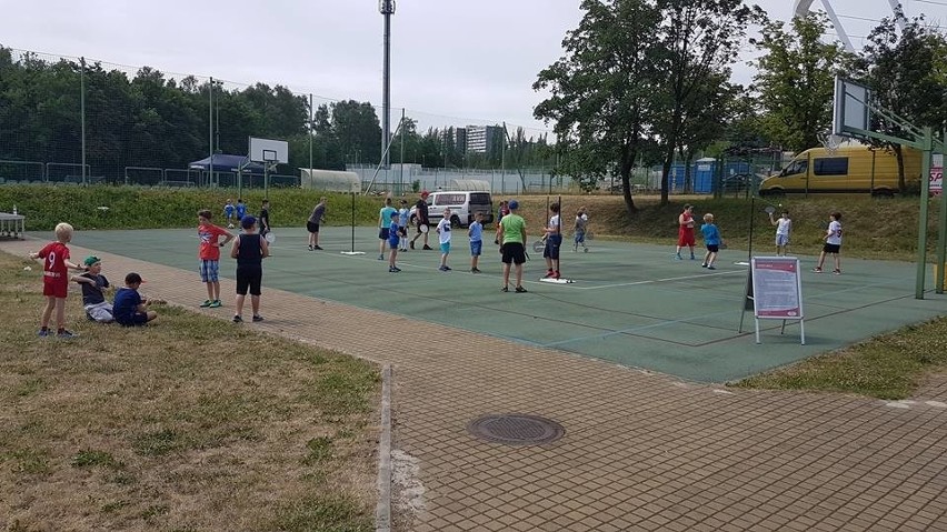 Zajęcia sportowe na Stadionie Śląskim