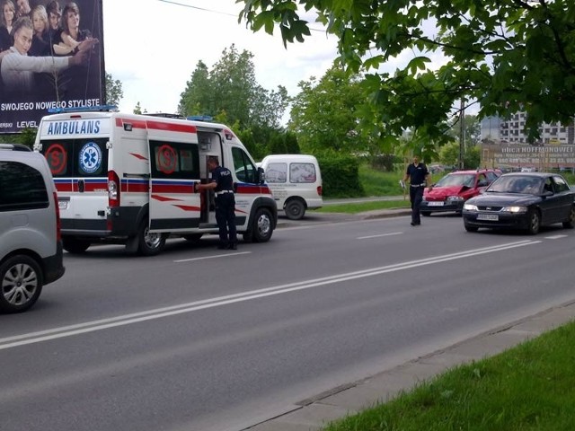 Na ulicy Podwisłocze doszło dziś do dwóch kolizji.