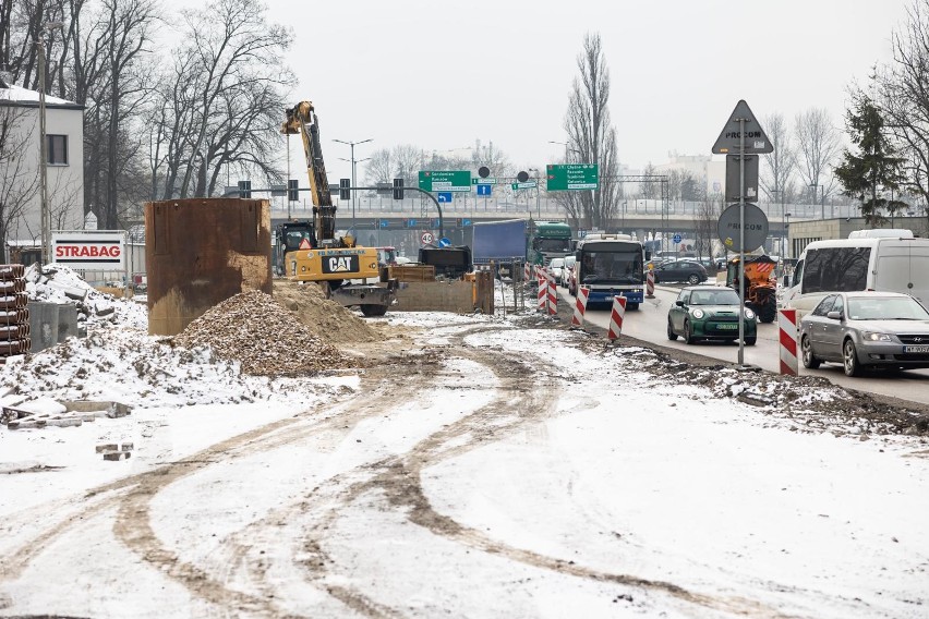 Kraków. Postępuje rozbudowa al. 29 Listopada. Zakończenie inwestycji w roku 2023           