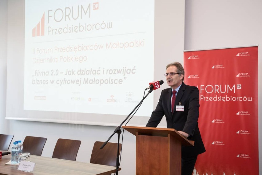 II FORUM PRZEDSIĘBIORCÓW MAŁOPOLSKI. Cyfryzacja to konieczność. Na razie tylko raczkujemy.