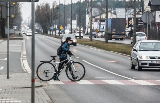 Przejście dla pieszych przy Fordońskiej 428