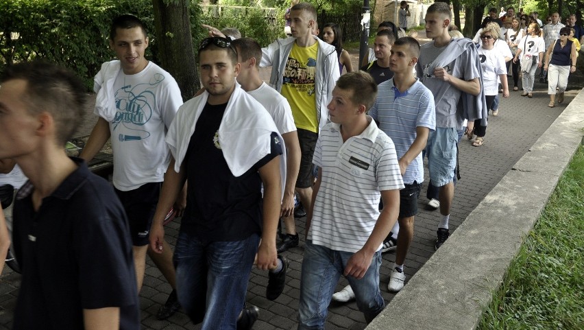 Marsz trasą zaginięcia Iwony Wieczorek. Sopot, 14.08.2010 r.
