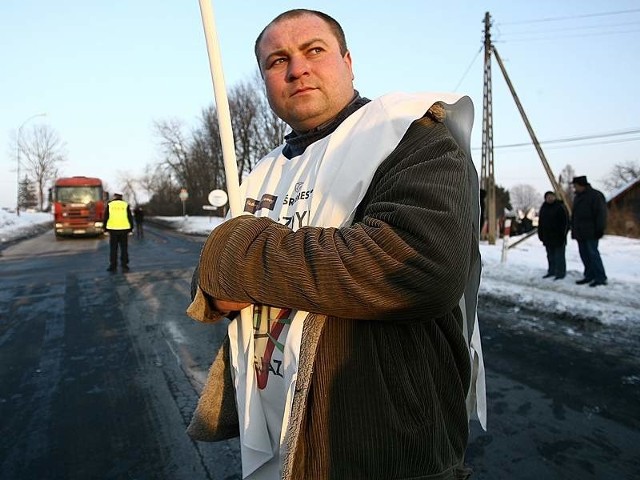 Ostatnio raz mieszkańcy Łańcuta blokowali "czwórkę" na początku lutego.