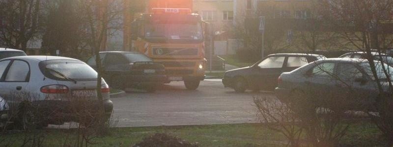 Toruń - Rubinkowo - wjazd na parking przy ul. Rydygiera...