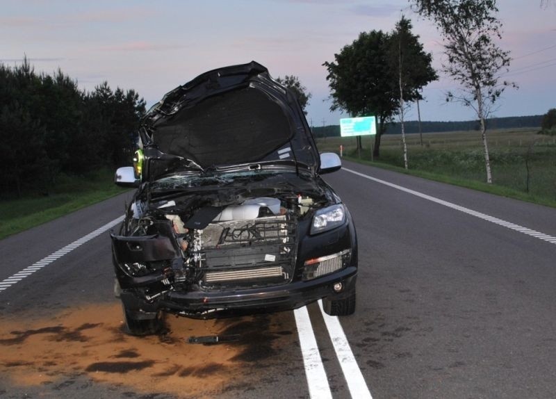 Augustów - Ulica Białostocka. Wypadek śmiertelny (zdjęcia)