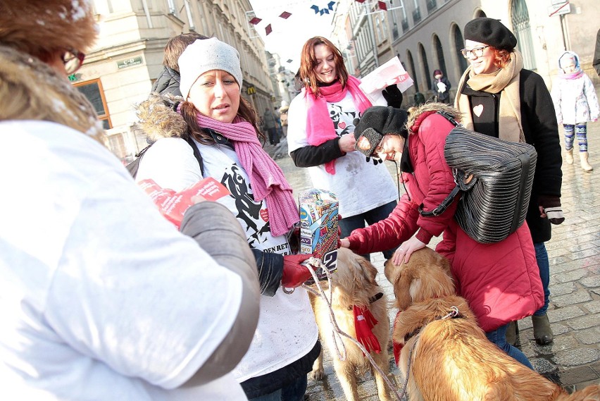 Wolontariusze WOŚP na ulicach Krakowa [ZDJĘCIA]