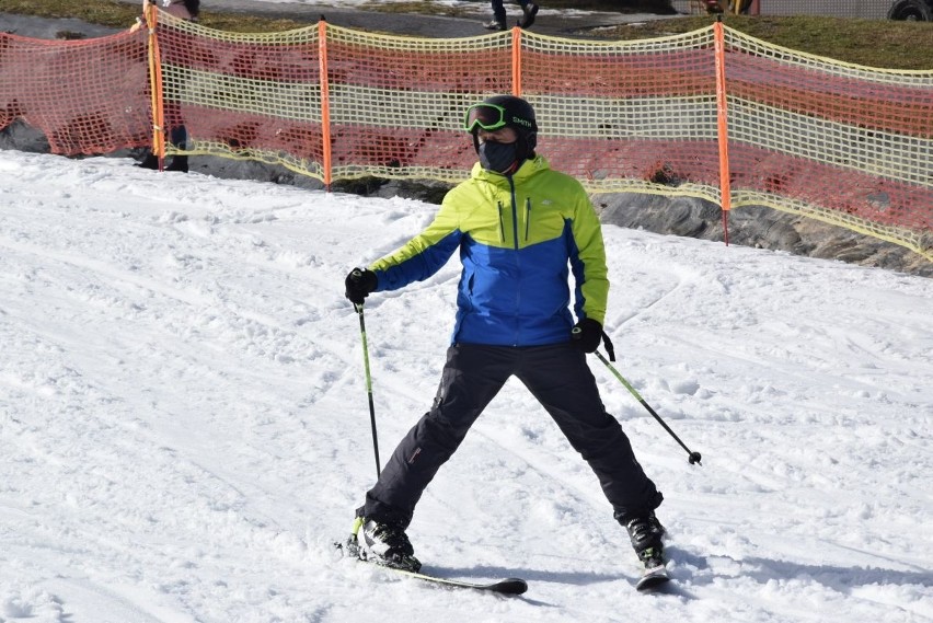 Super warunki dla narciarzy na świętokrzyskich stokach. Zobacz film i zdjęcia
