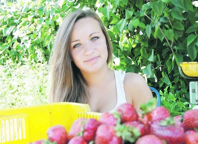 Młodzi żadnej pracy się nie boją- Dziś sprzedaję truskawki, ale już niebawem jadę do pracy do Niemiec – mówi Paulina Jezierska.