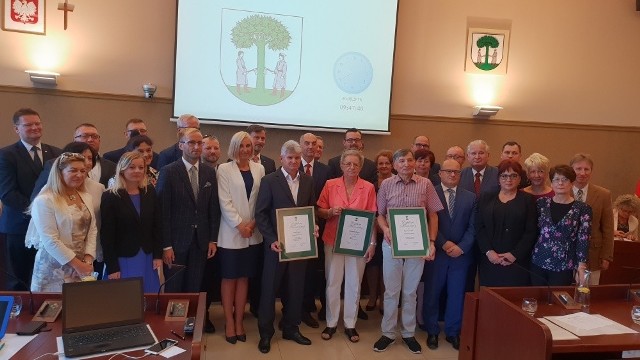 Andrzej Stalmach, Kazimierz Orzeł i Jan Urban zostali wyróżnieni dyplomem honorowym "Za zasługi dla miasta Jaworzna"