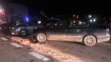 Wypadek w Nicponi. Na drodze krajowej nr 91 zderzyły się dwa samochody osobowe [zdjęcia]