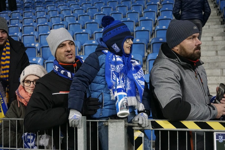 Podczas meczu Lech Poznań - Wisła Płock (2:1) atmosfera na...