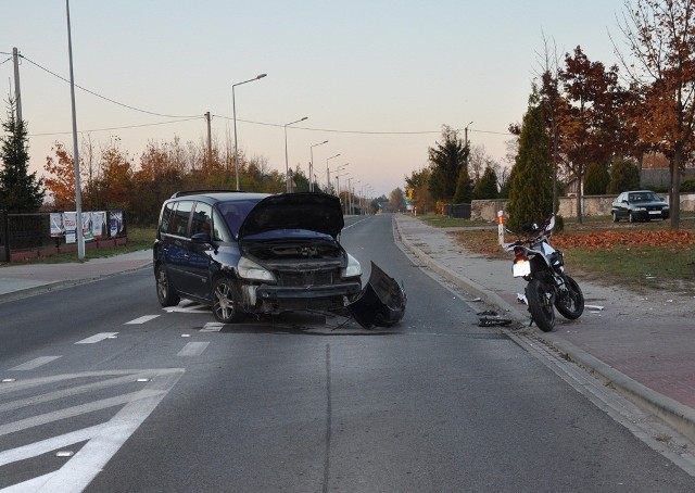 Wypadek miał miejsce w Sadach na terenie gminy Klwów.
