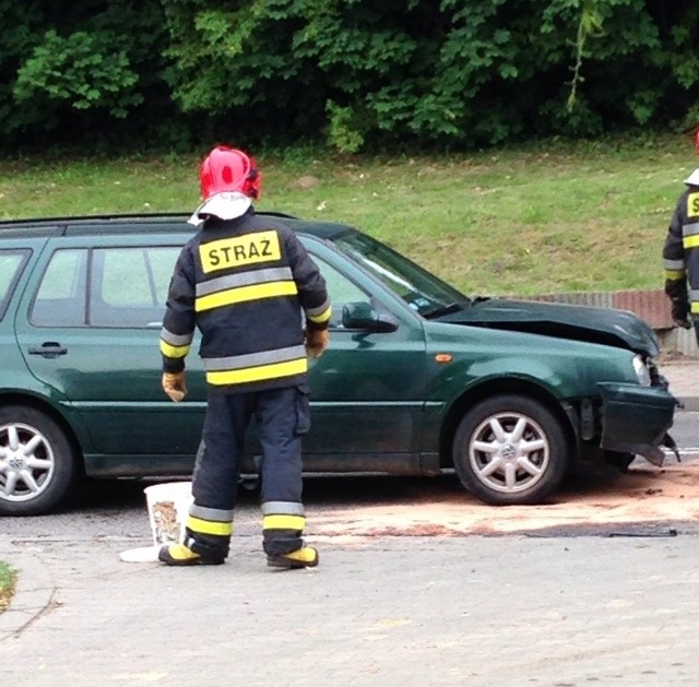 Zderzenie na obwodnicy Kamienia Pomorskiego.